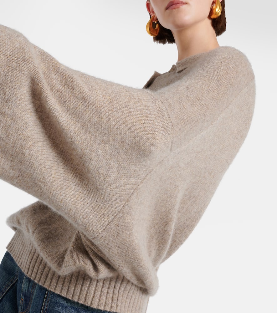 Rene cashmere polo sweater