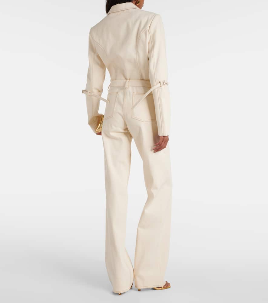 Tuxis low-rise cotton wide-leg pants