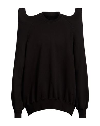 Man Sweatshirt Black Size M Cotton