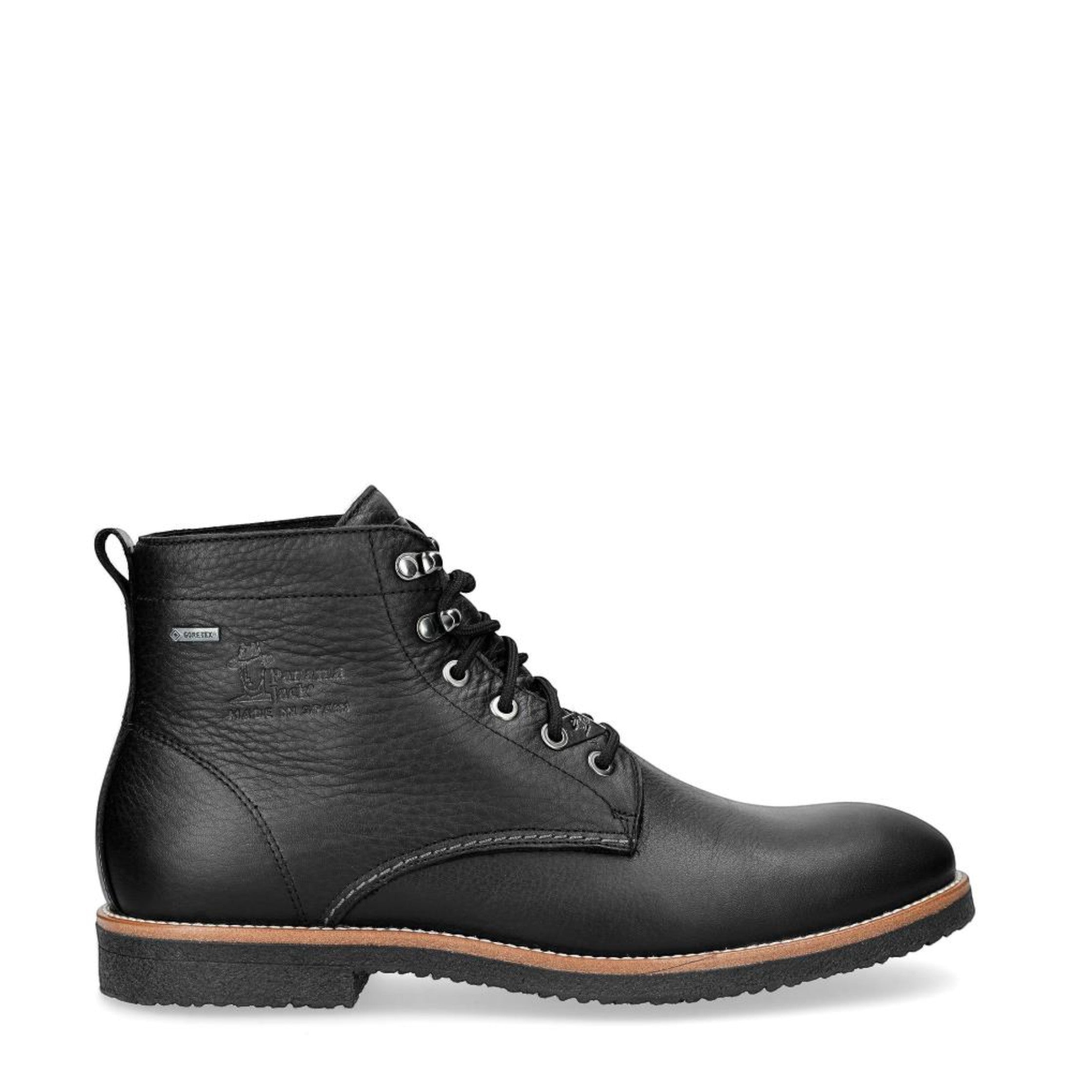 Men's Glasgow GTX C3 Black Waterproof Leather Ankle Boots
