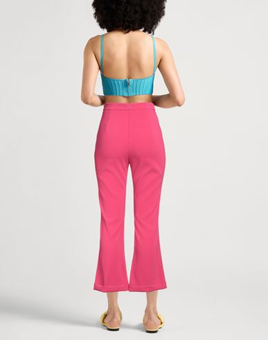 Woman Pants Magenta Size 6 Polyester, Elastane