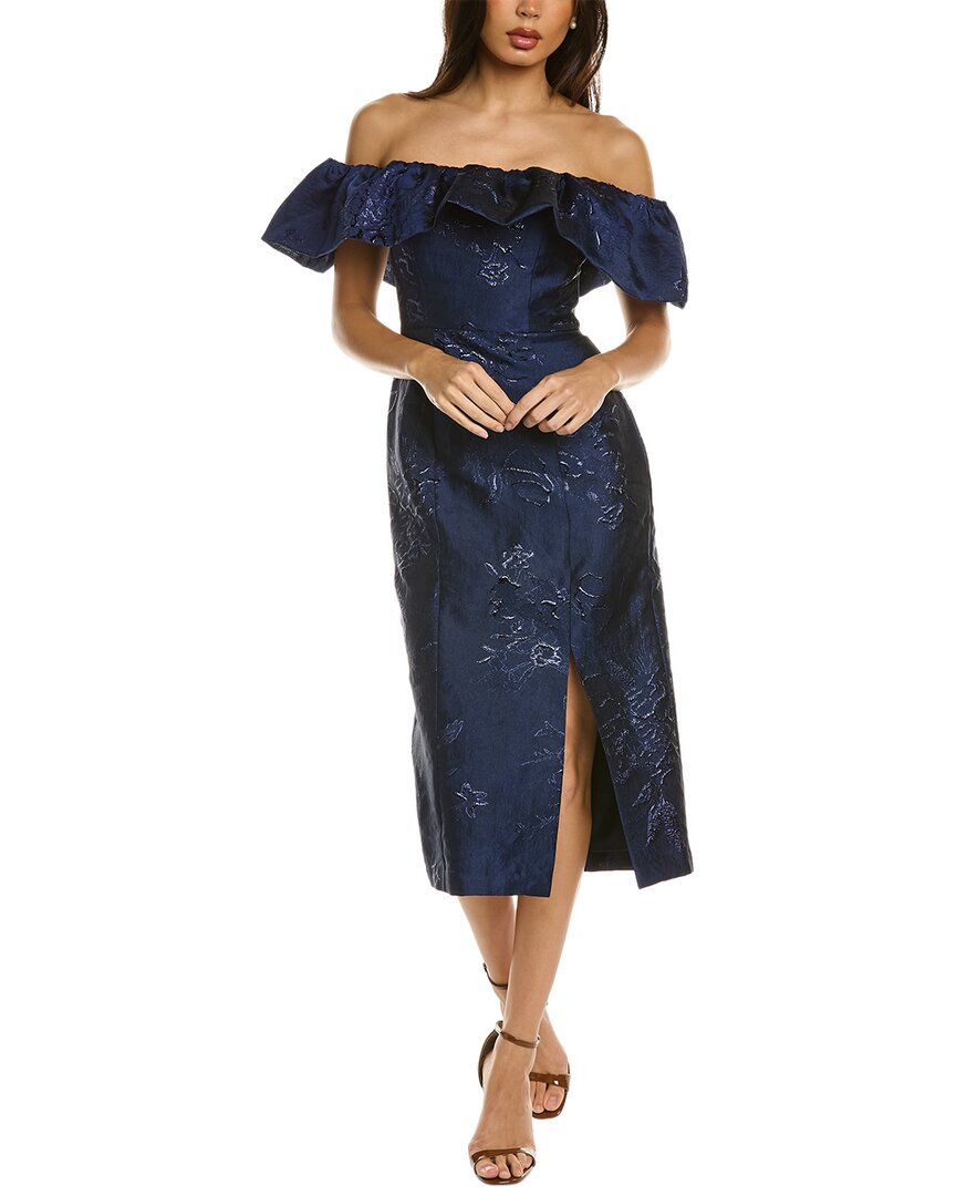 Off-The-Shoulder Midi Dress