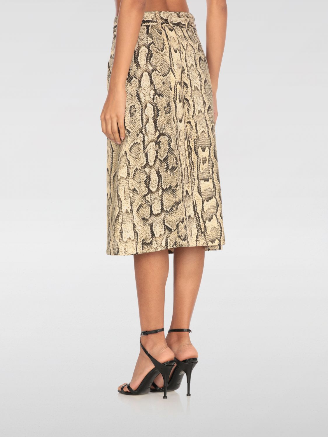 Skirt DRIES VAN NOTEN Woman color Beige