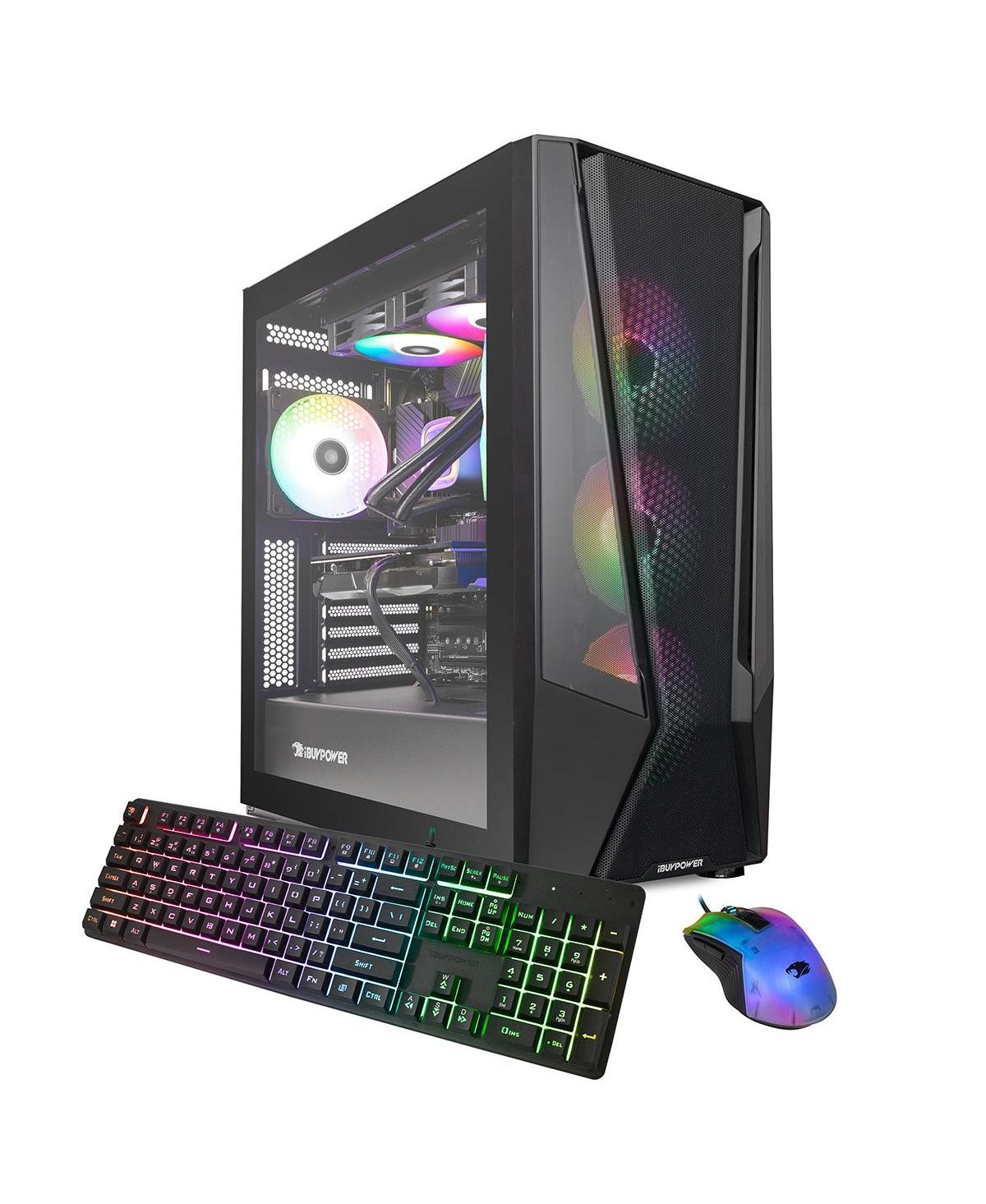 Trace Mesh Gaming Desktop - Amd Ryzen 7 7700, Nvidia GeForce Rtx 4060 Ti 8GB, 16GB DDR5 Rgb Ram, 1TB NVMe Ssd - Black