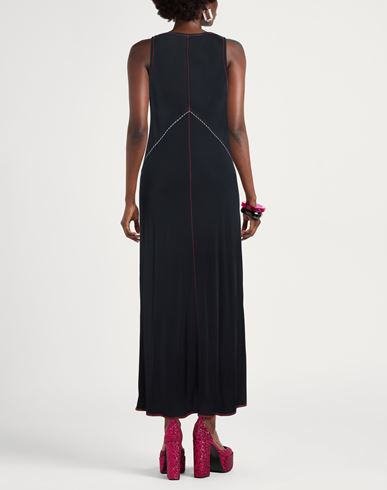 Diesel Black Gold Woman Maxi dress Black Size M Rayon