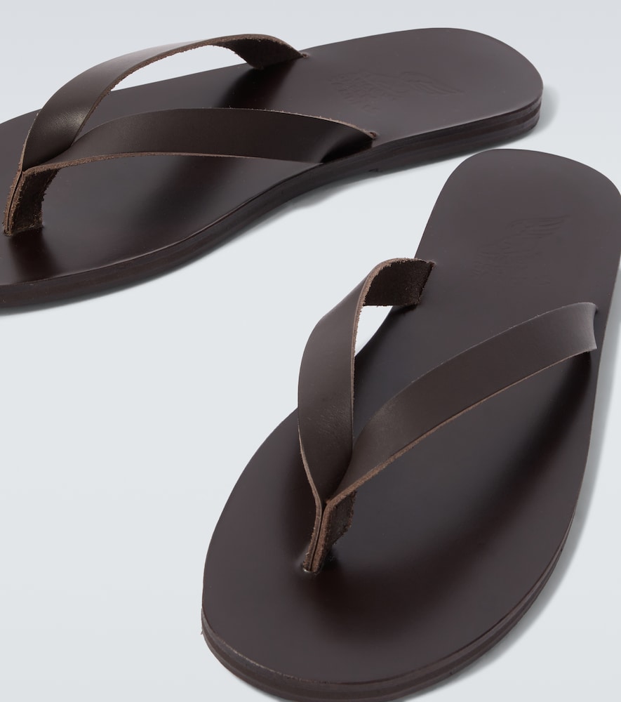 Solon leather thong sandals