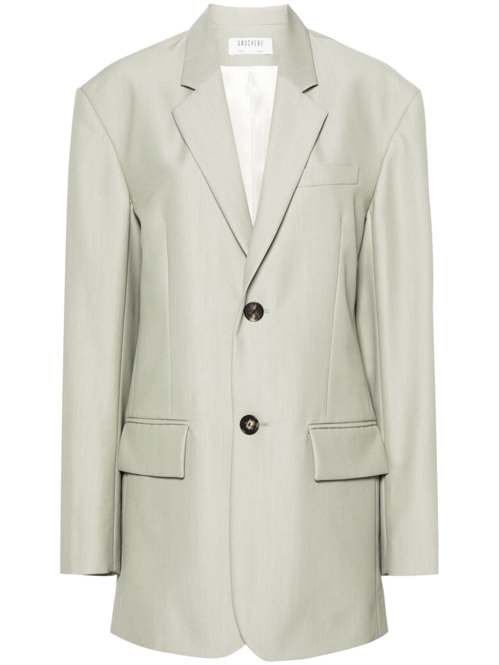 Single-breasted blazer - Green