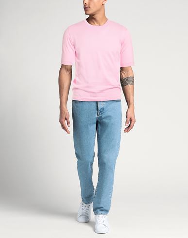 Man Sweater Pink Size 38 Cotton