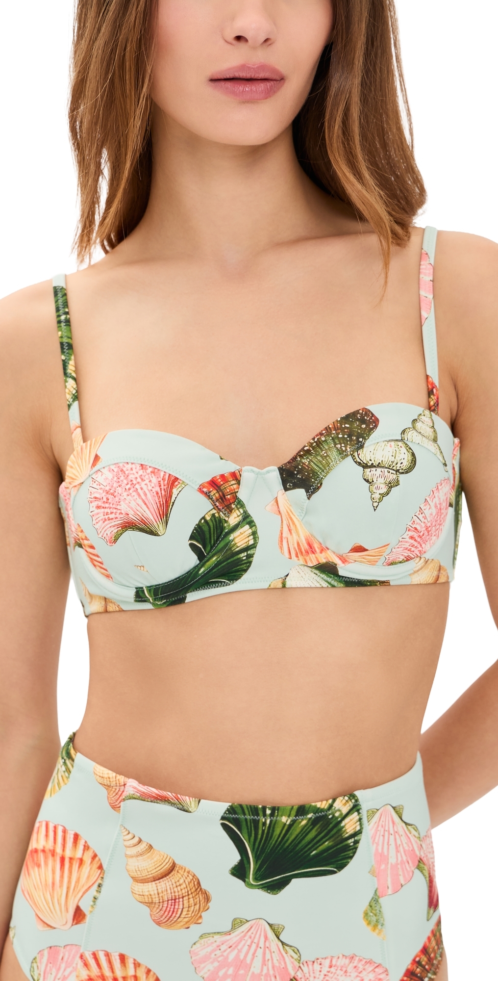Bermuda Bikini Top Somers Shell Mint