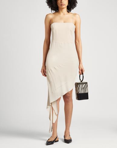 Woman Mini dress Ivory Size 6 Acetate, Silk