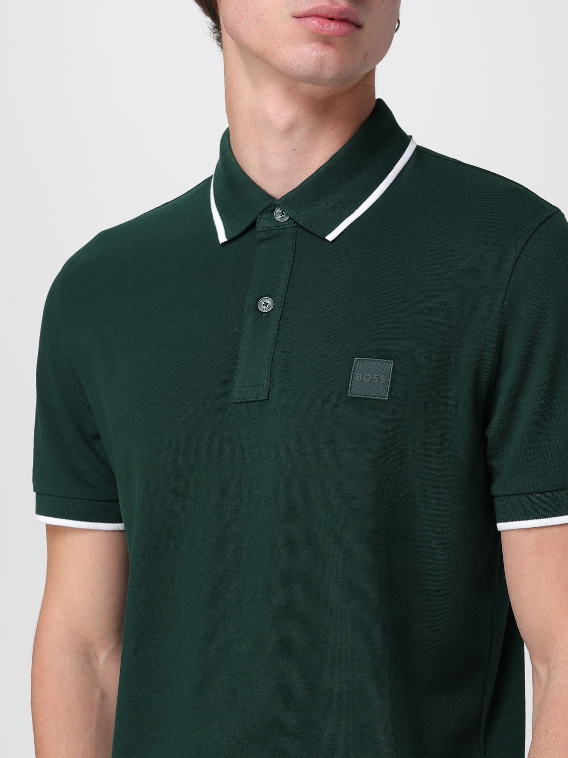 Polo Shirt BOSS Men color Green
