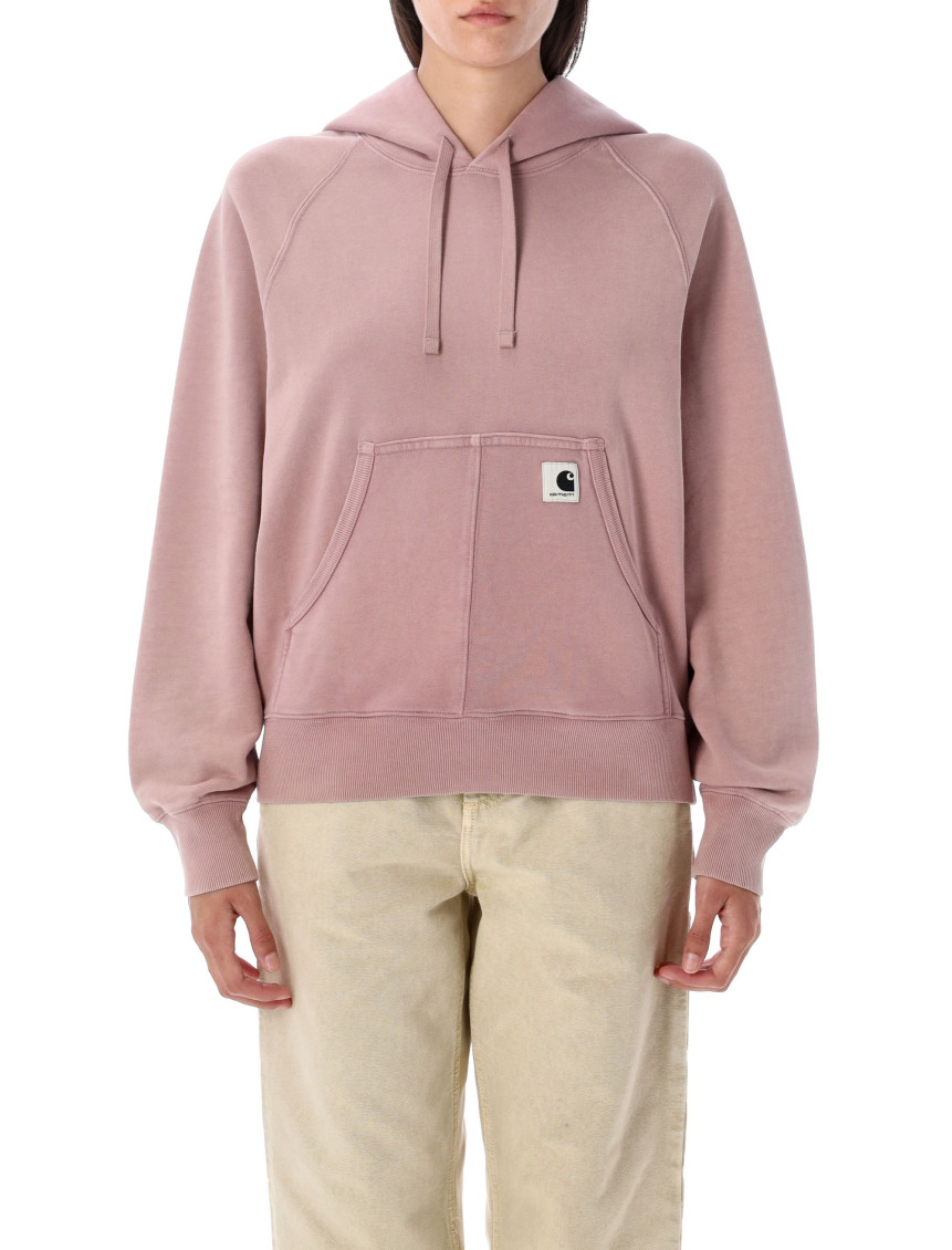 Carhartt Wip - women hooded sweatshirt balloon fit logo