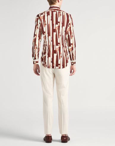 Man Shirt Garnet Size 16 Cotton