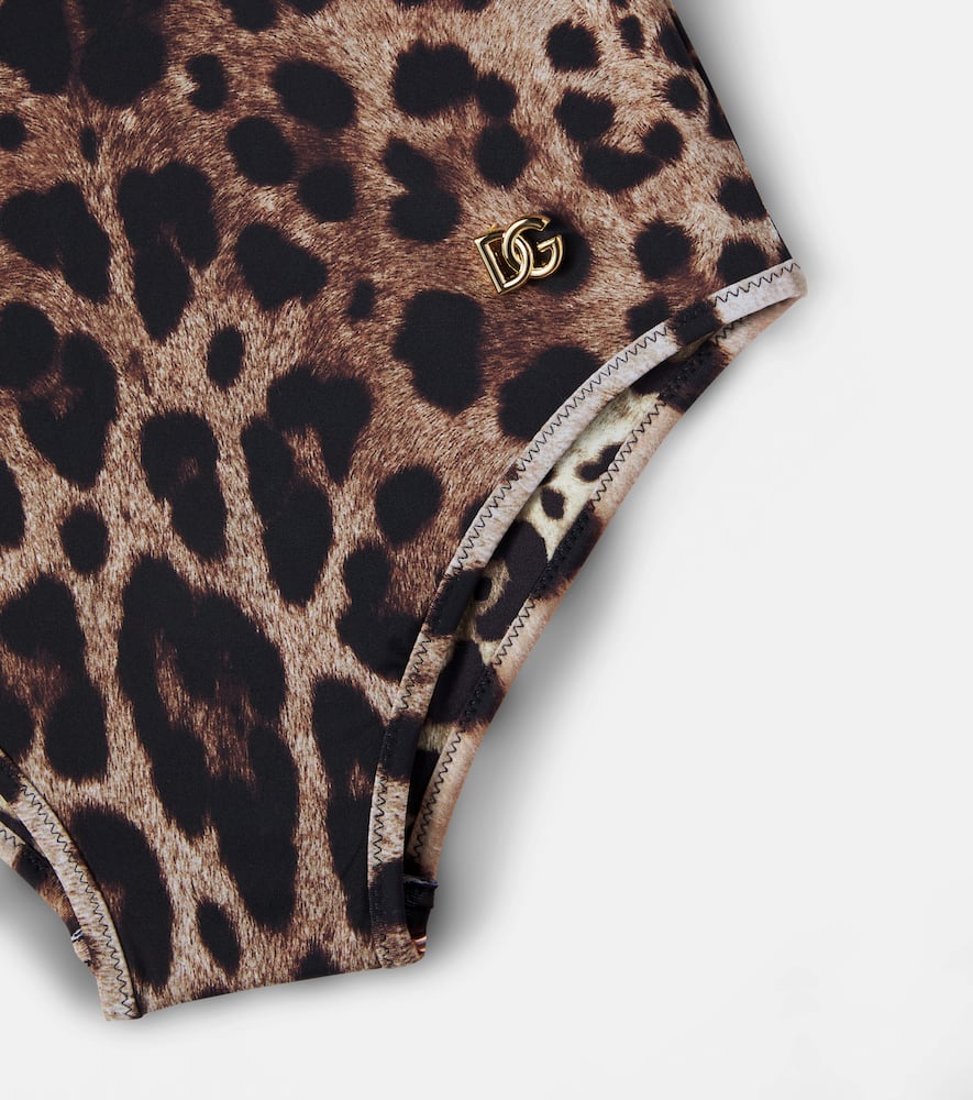Leopard-print swimsuit