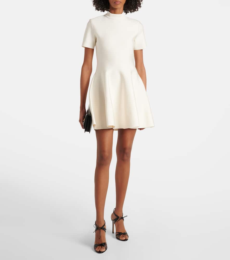 Pleated minidress