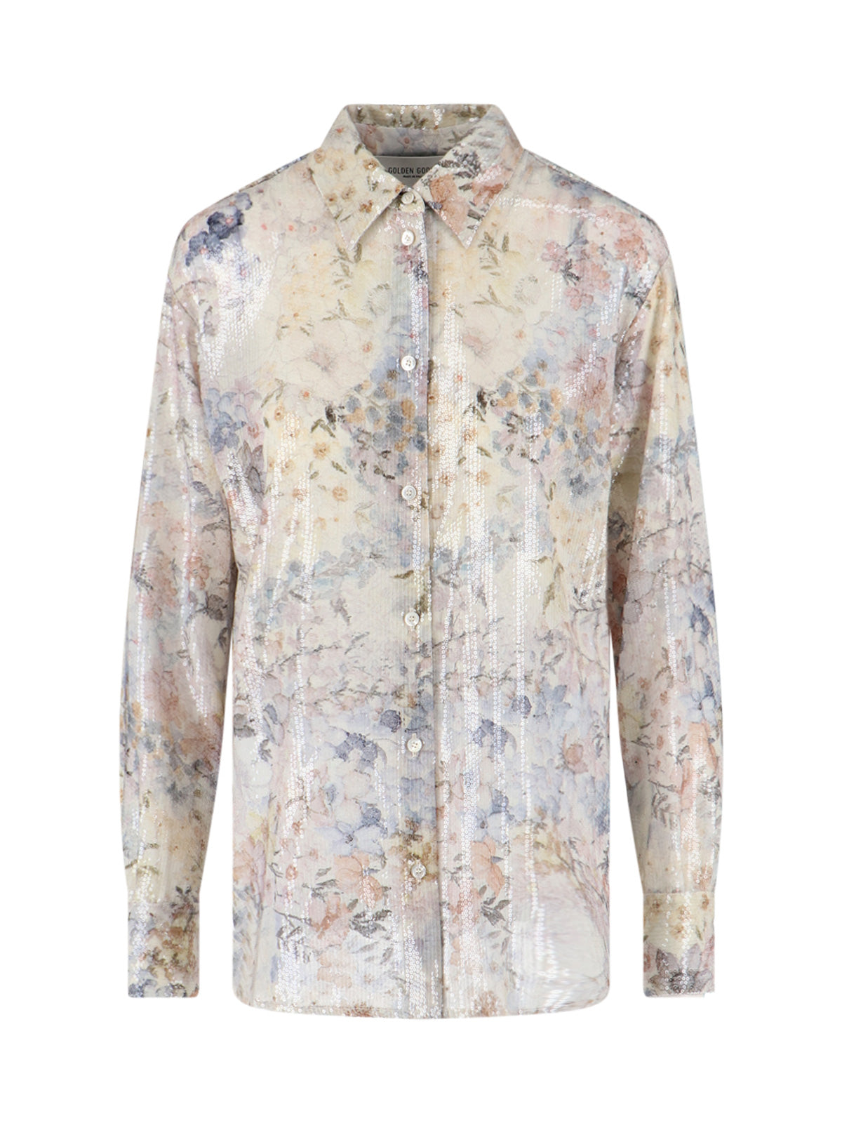 Women's Patterned Shirt with Contrast Trim