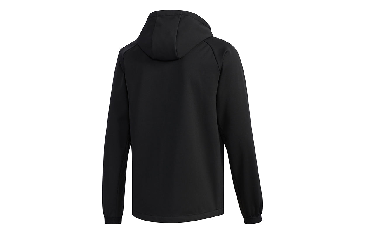 Softshell HO Outdoor Casual Sports Hooded Jacket Black