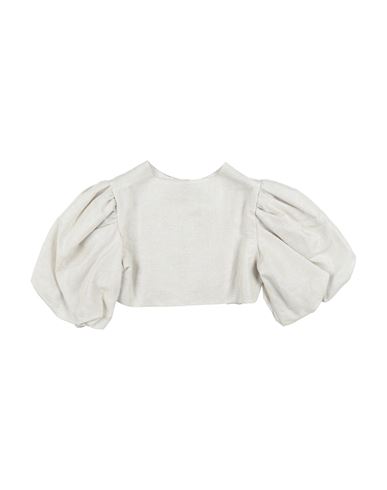 Woman Jacket Off white Size 12 Cotton, Wool, Lurex