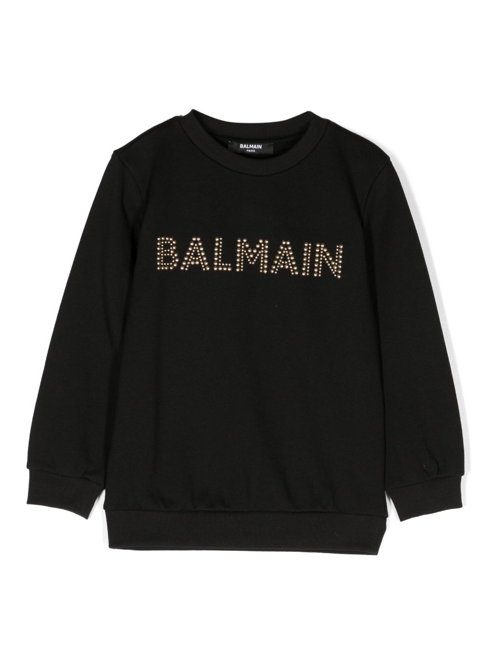 Logo-embellished cotton sweatshirt - Black