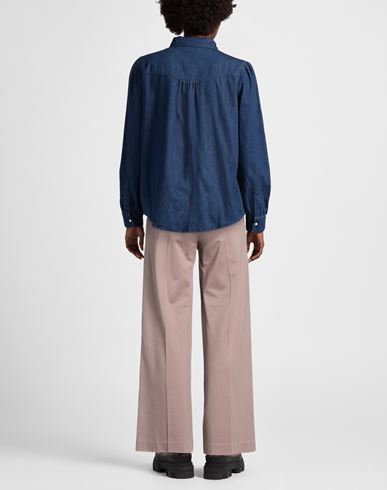 Woman Pants Taupe Size 6 Cotton, Elastane