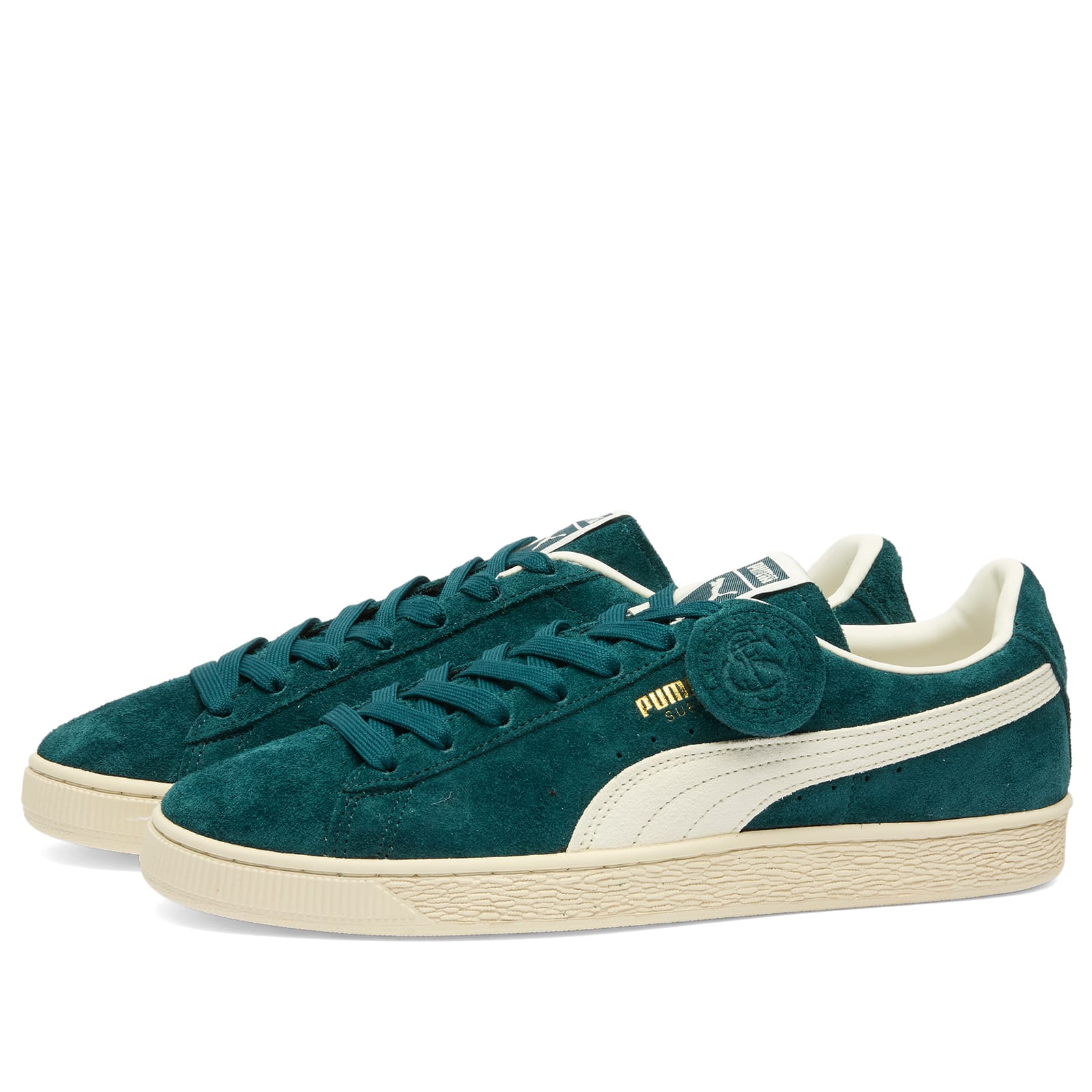 Suede Charles F. Stead IV Sneaker Persian Blue/White