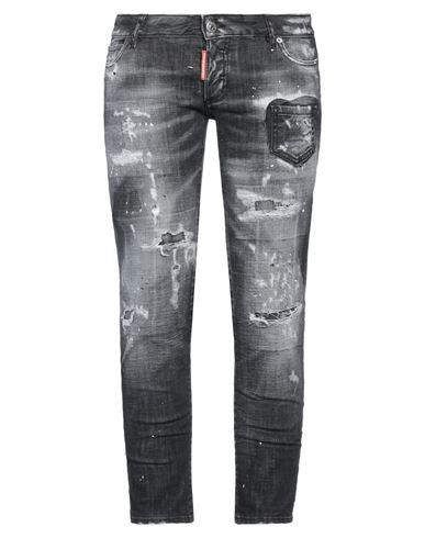 Woman Denim cropped Black
