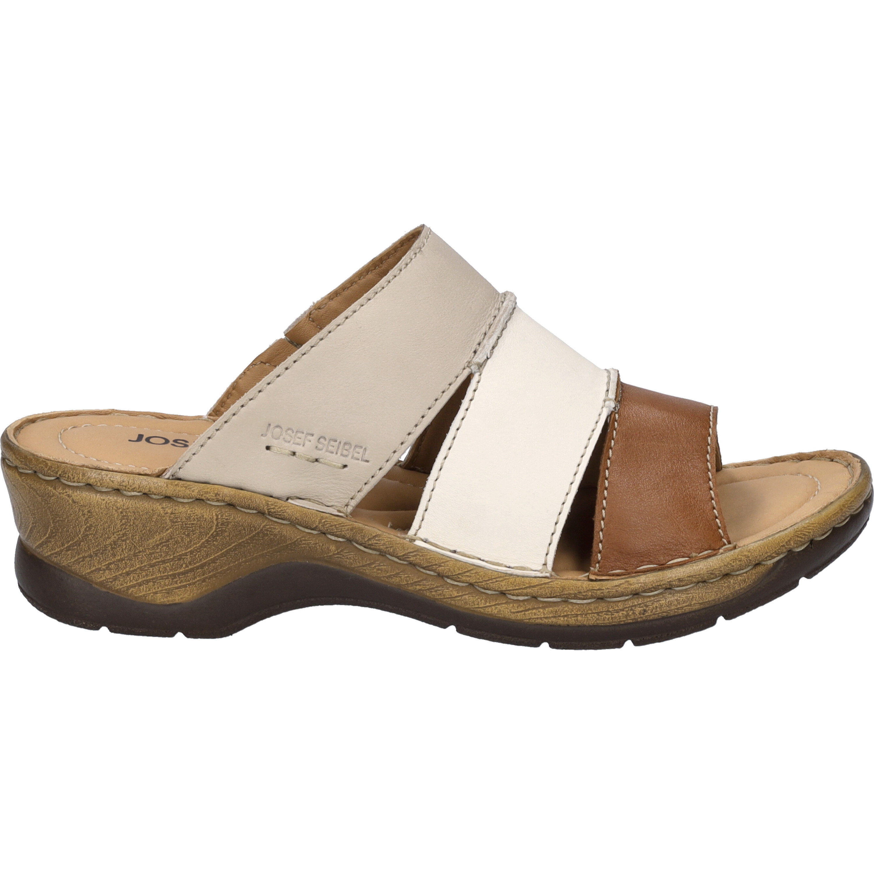 Josef Seibel Womens Women Clog Catalonia brown Leather
