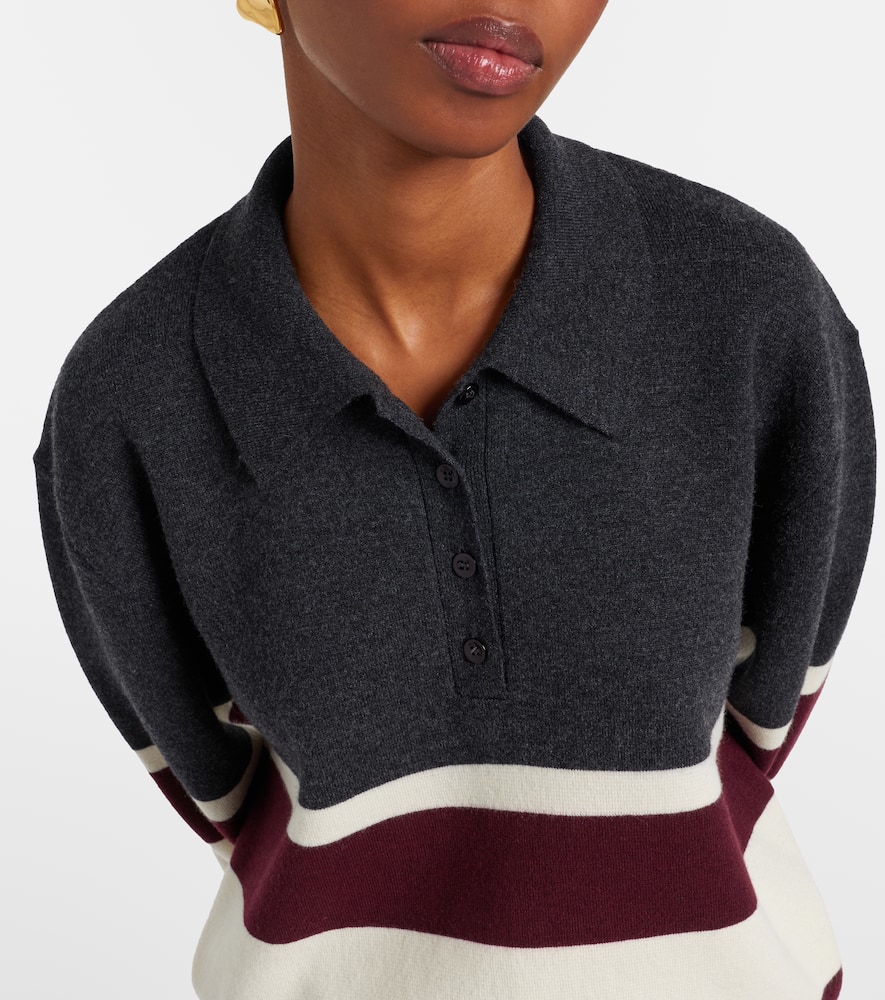 Róhe Wool and cashmere polo sweater