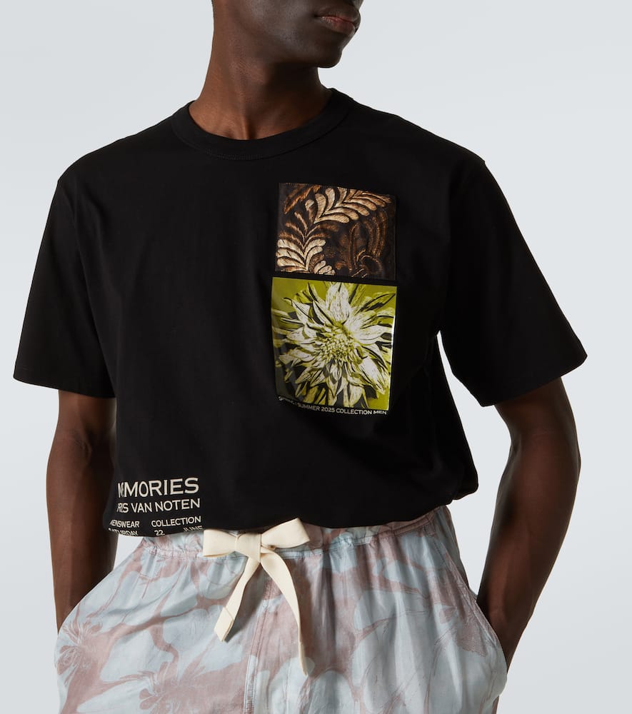 Printed cotton jersey T-shirt