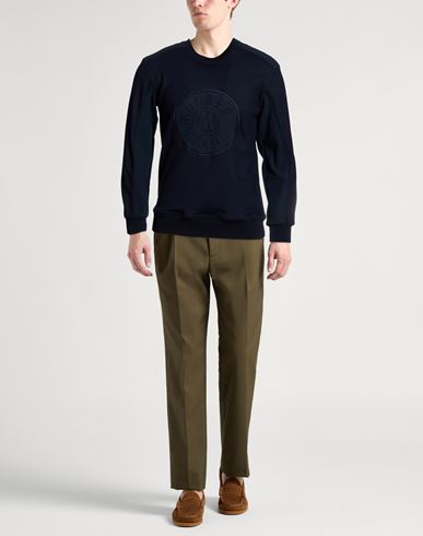 Man Sweatshirt Navy Size 19 Virgin Wool