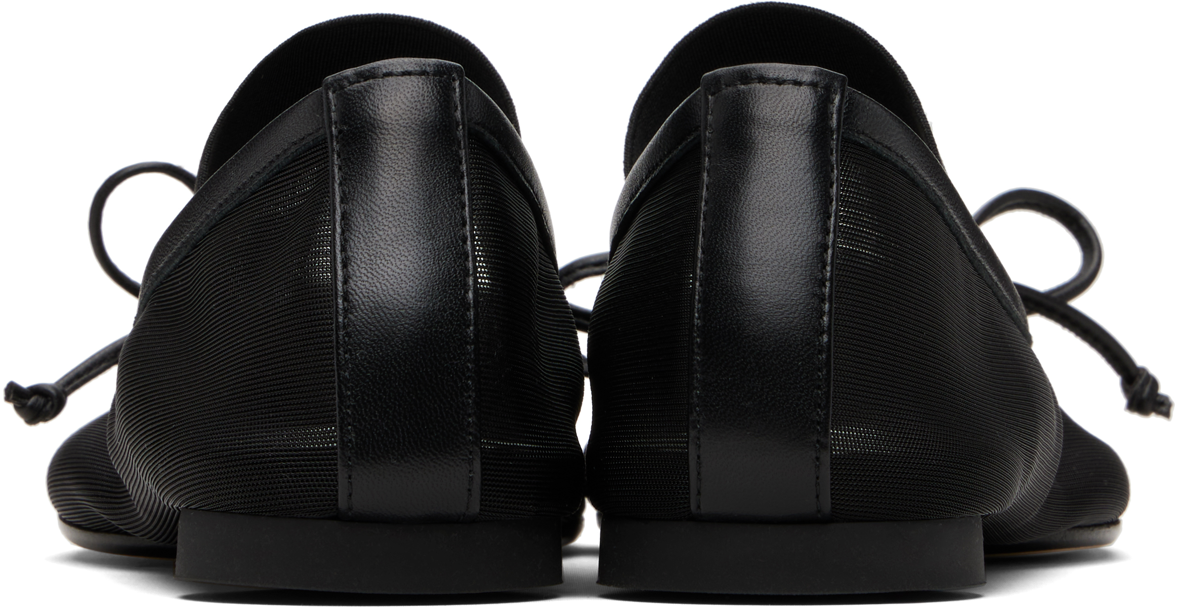 Black Anatomic Numeric Ballerina Flats