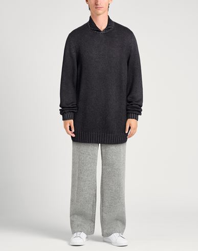 Man Sweater Charcoal Size 46 Wool