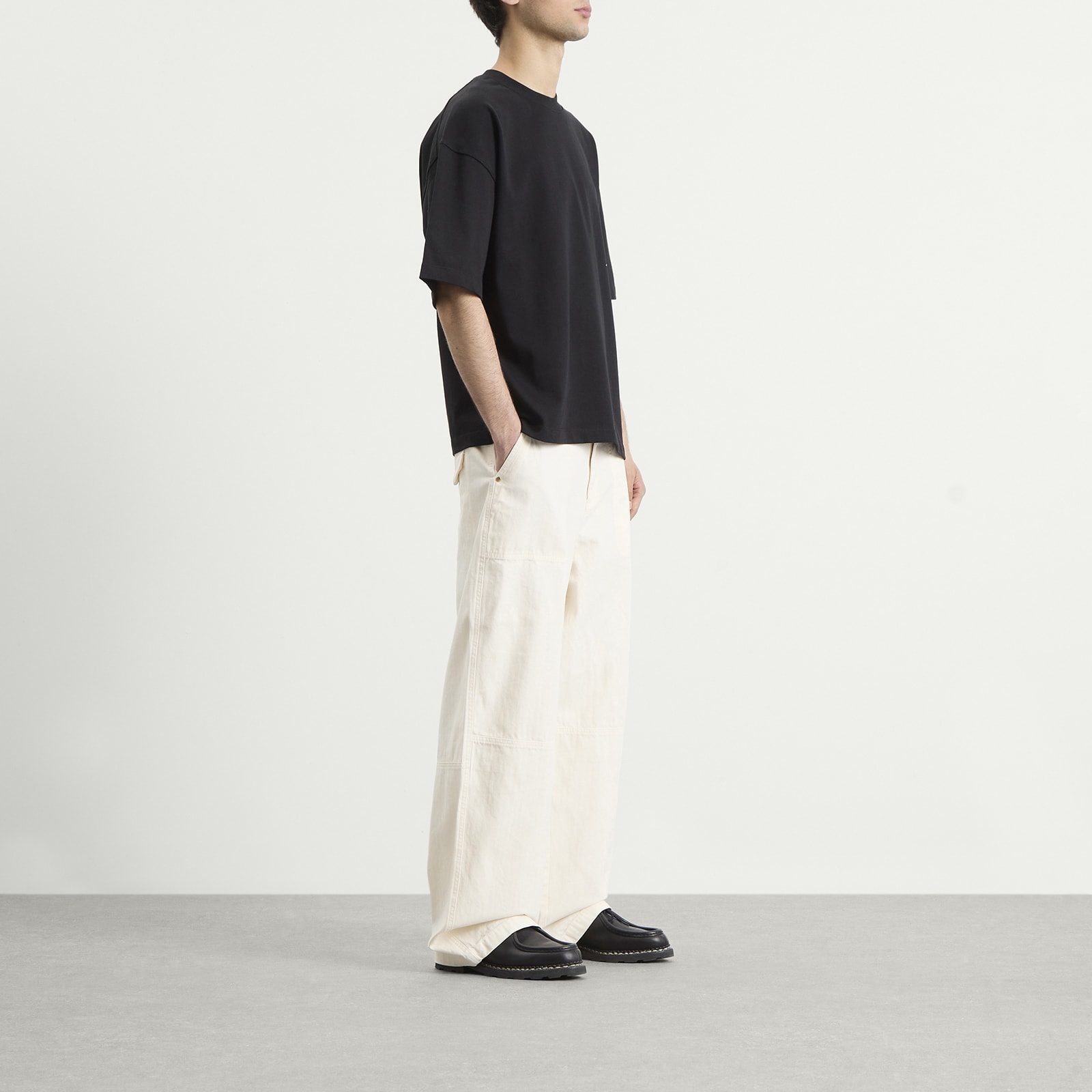 Men's Carpenter Pants in Oat