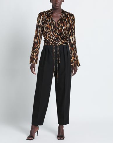 Jucca Woman Top Dark brown Size 4 Viscose