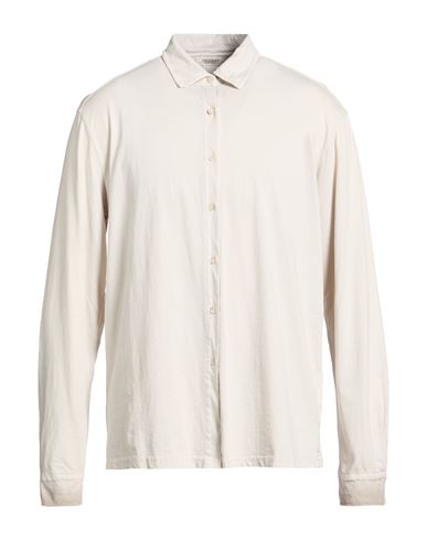 Man Shirt Light grey Size M Cotton