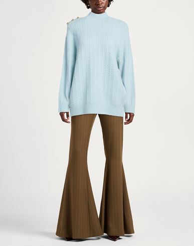 Woman Turtleneck Sky blue Size M Acrylic, Polyamide, Wool, Elastane