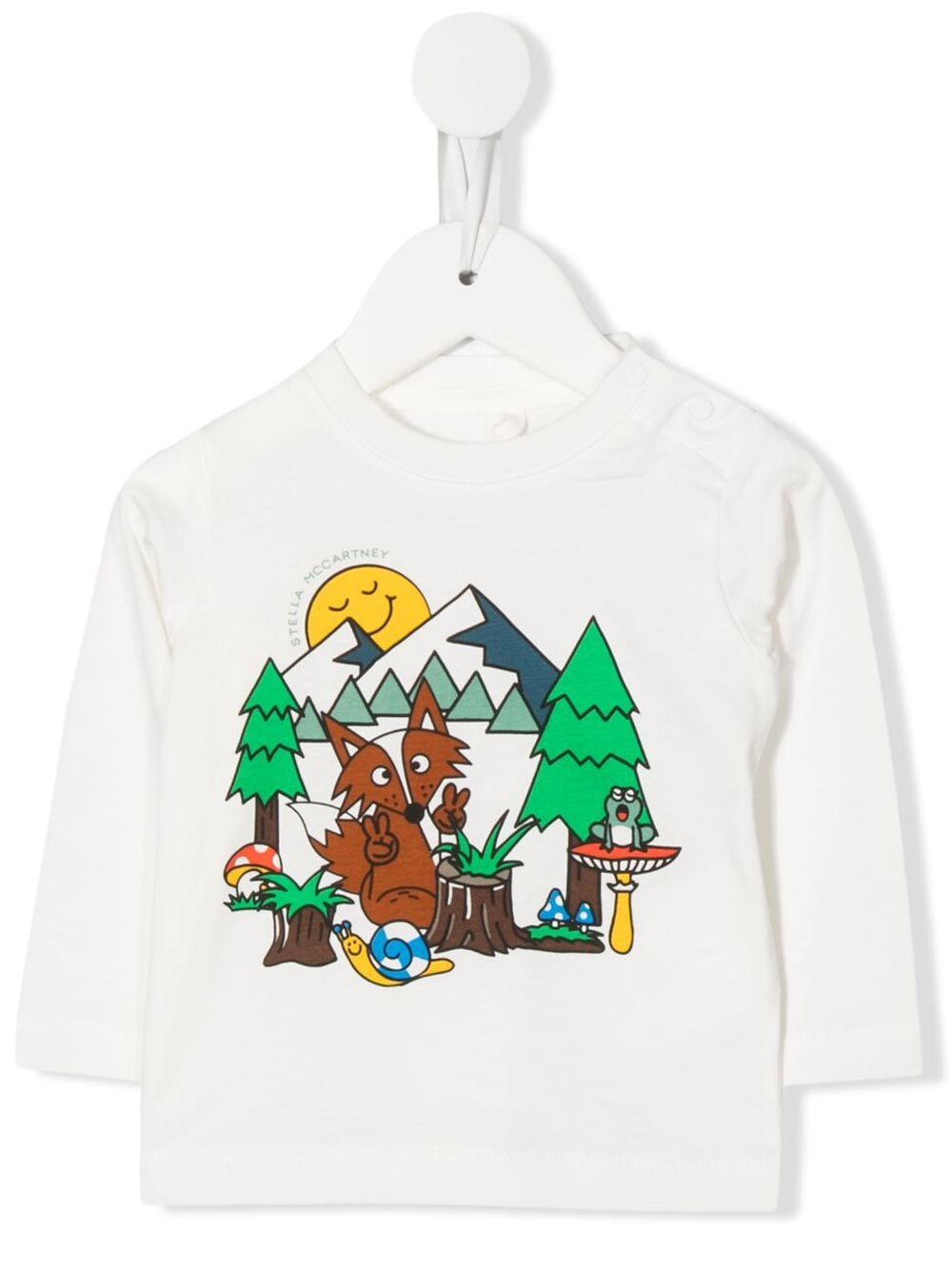 Graphic-print top - White