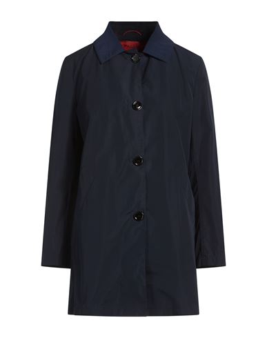 Paltò Diletta Lize Woman Overcoat & Trench Coat Navy Size 10 Polyester, Cotton