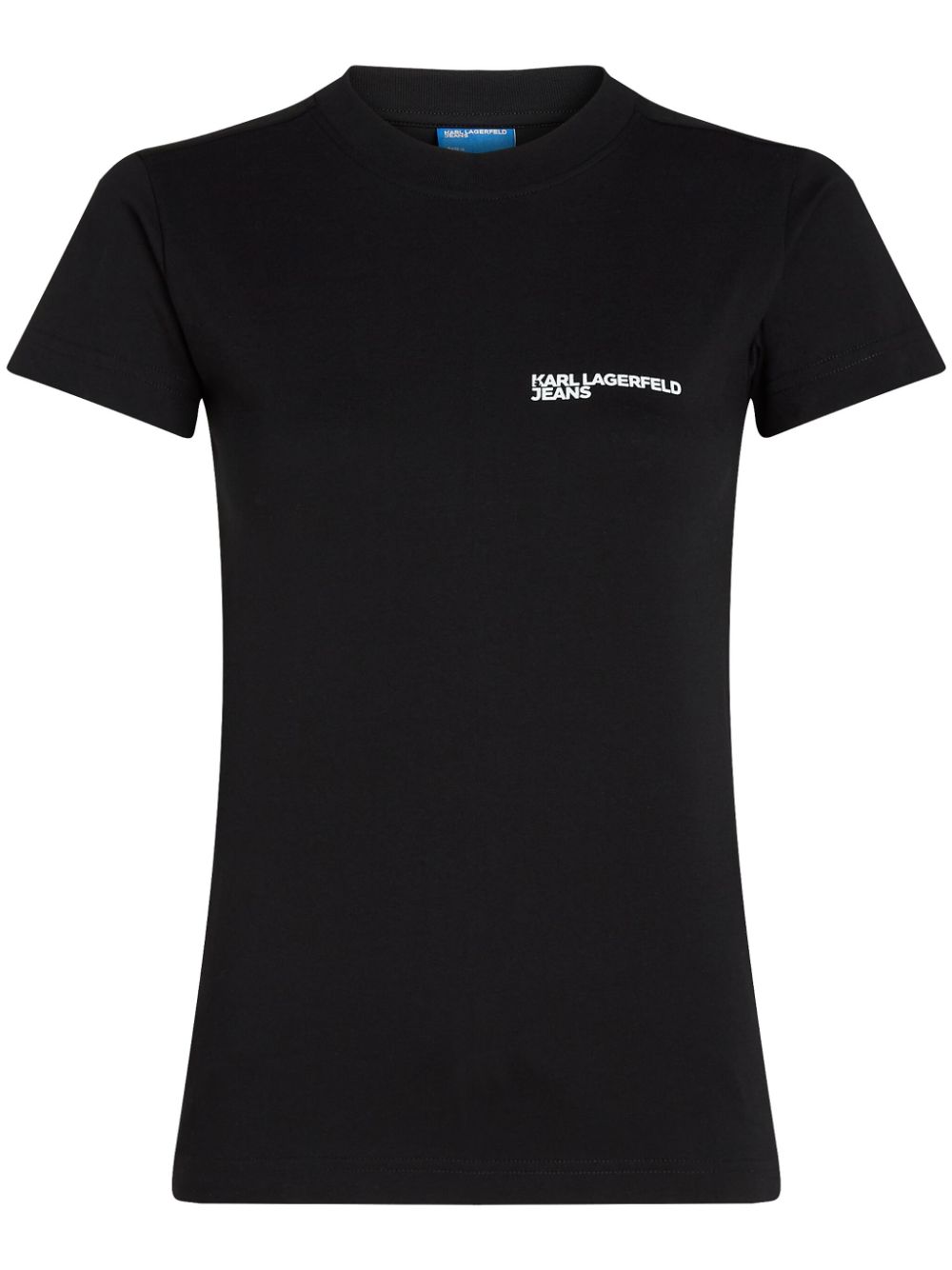 Logo-print organic-cotton T-shirt - Black