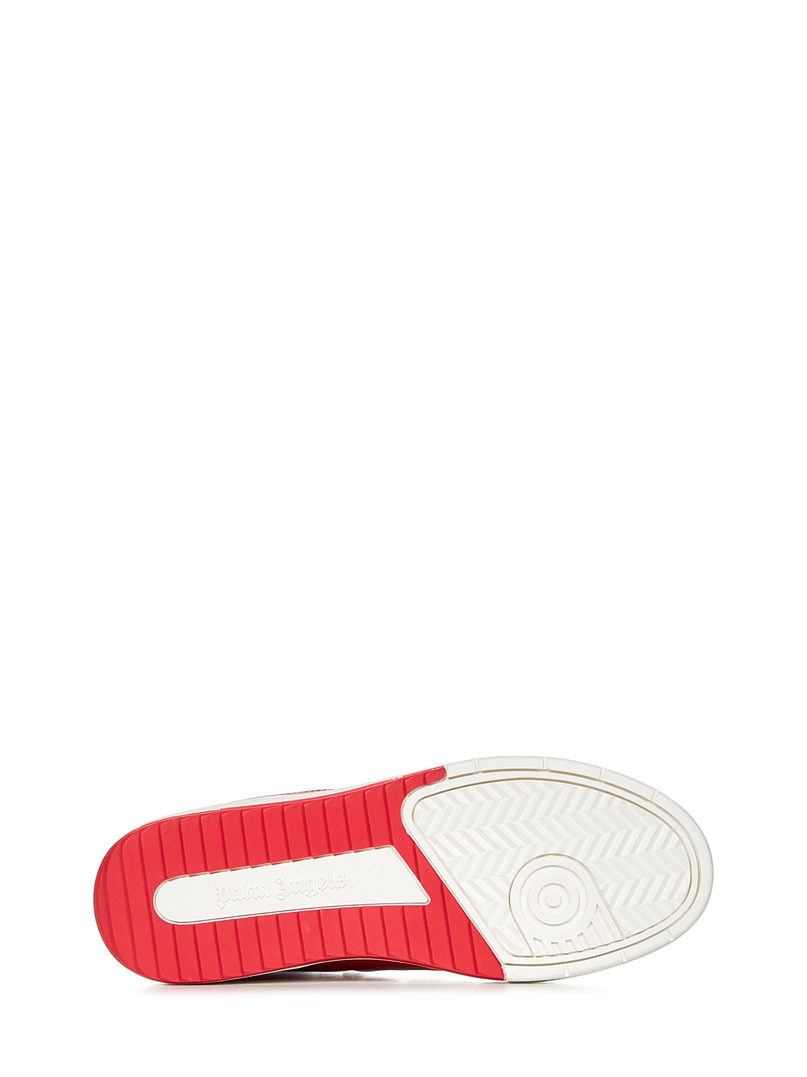 University high-top leather sneakers - White