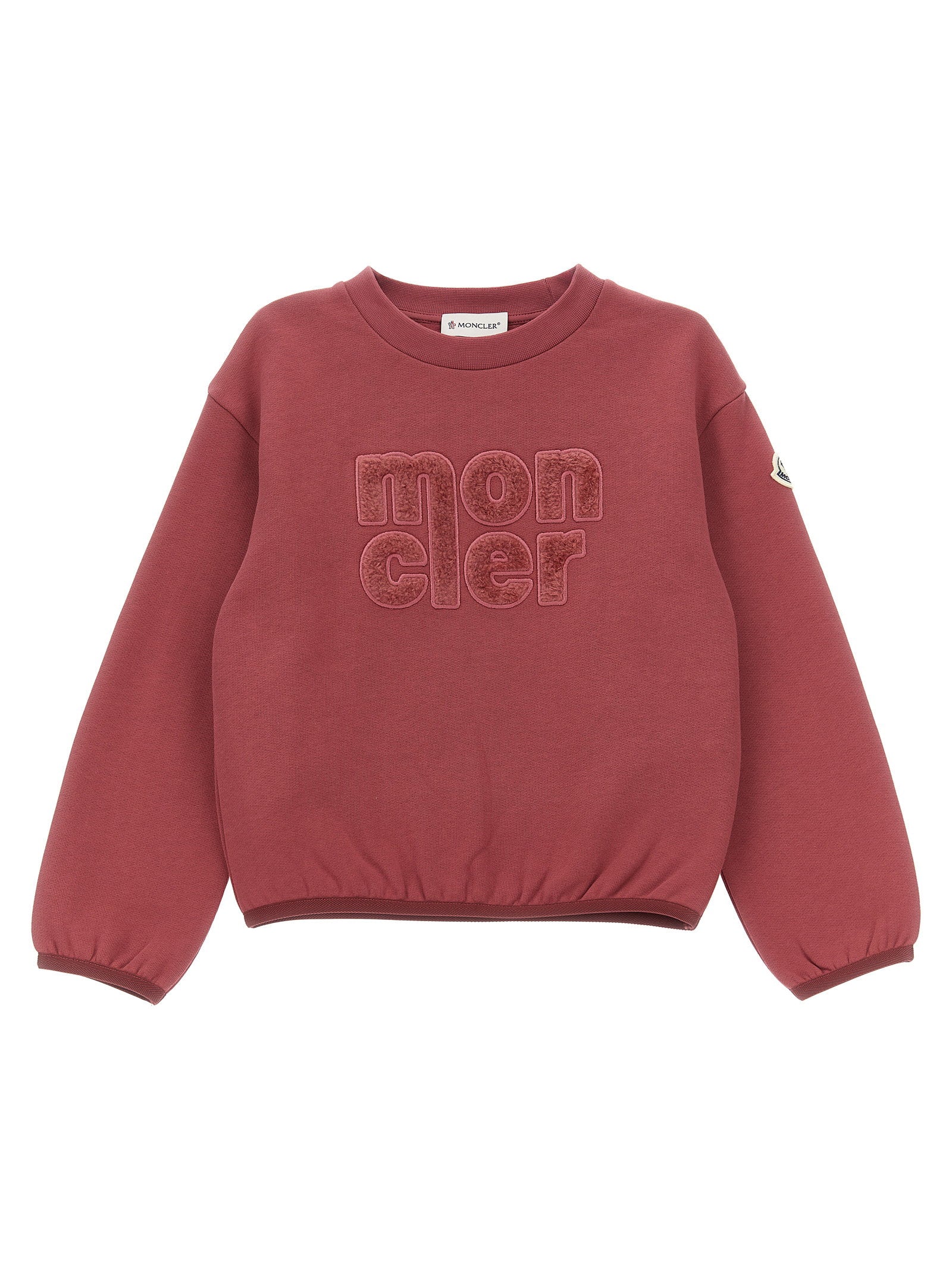 Teddy Logo Sweatshirt — Burgundy