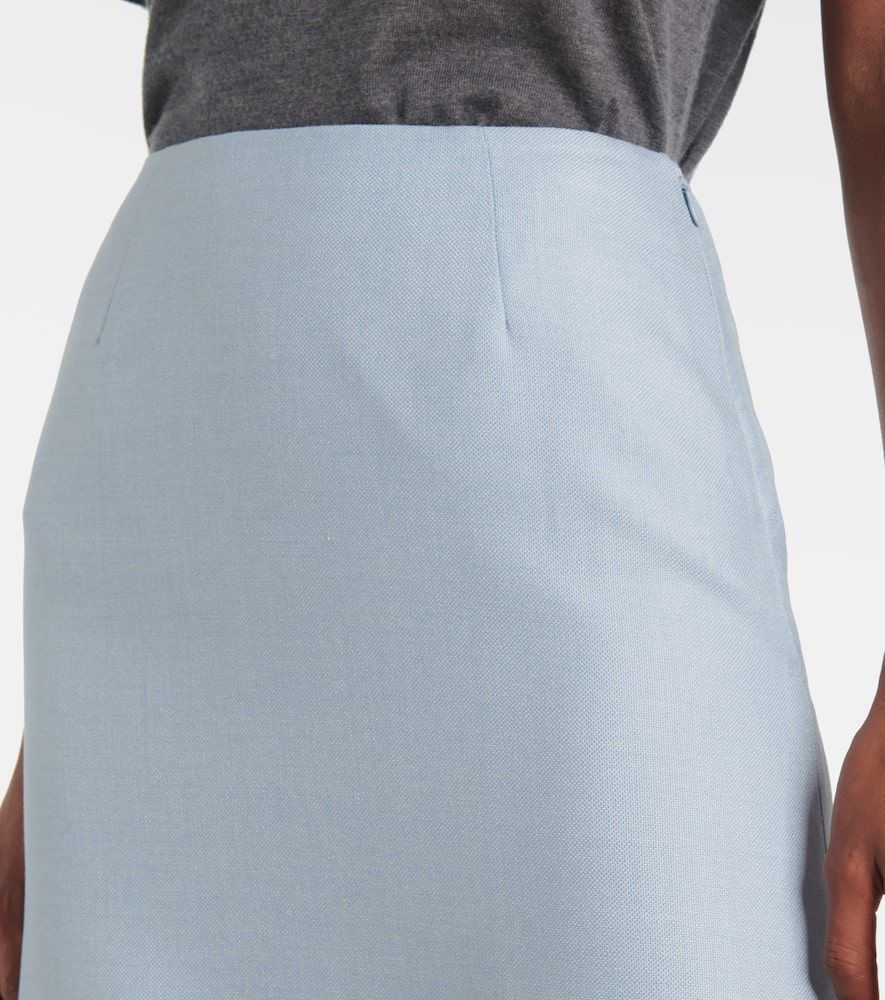 Gabriela Hearst Defina silk and wool midi skirt