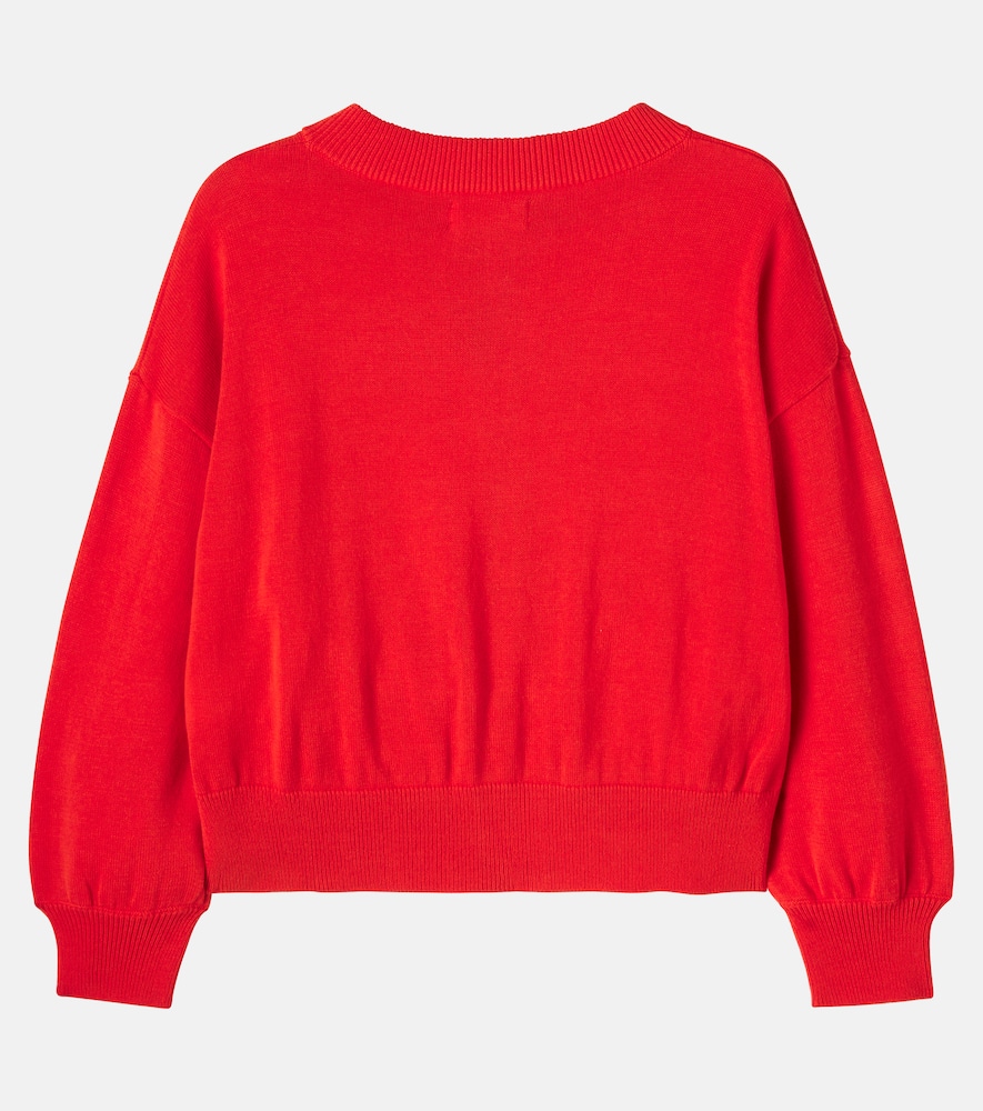 Swans argyle cotton cardigan