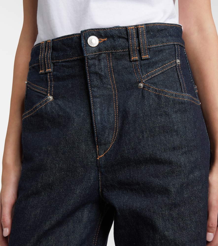 Lemony wide-leg jeans
