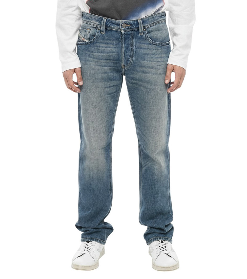 Blue Mid Rise Jeans