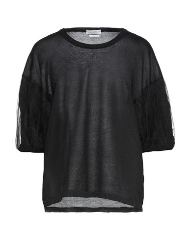 Woman Sweater Black Size 6 Polyester, Cotton