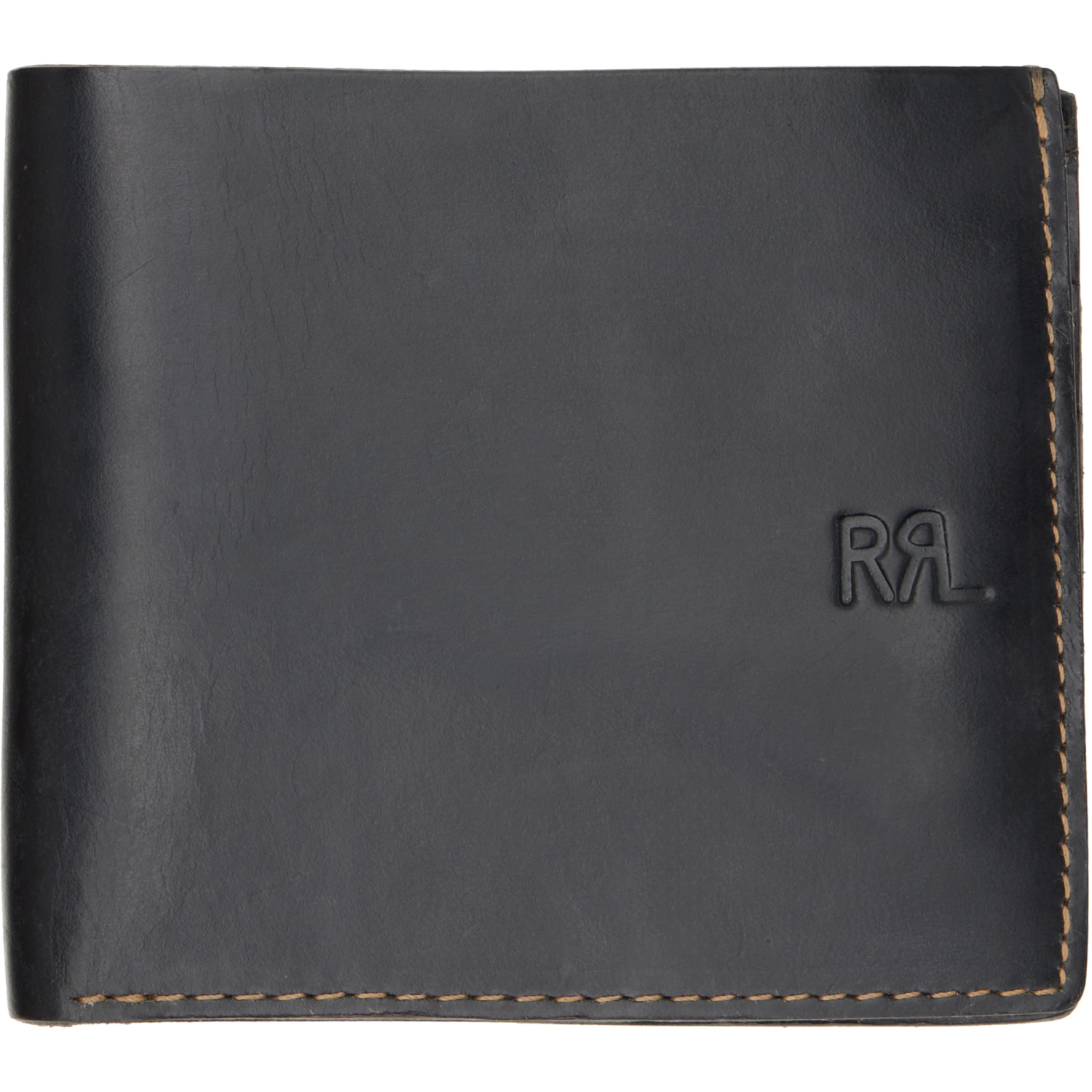 Black Leather Billfold Wallet