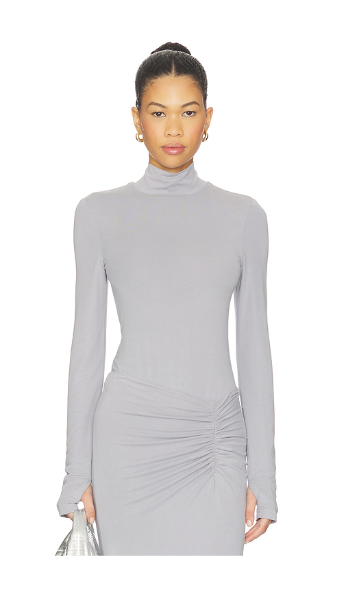 MADISON THE LABEL Tavi Bodysuit in Dove. S also in XS