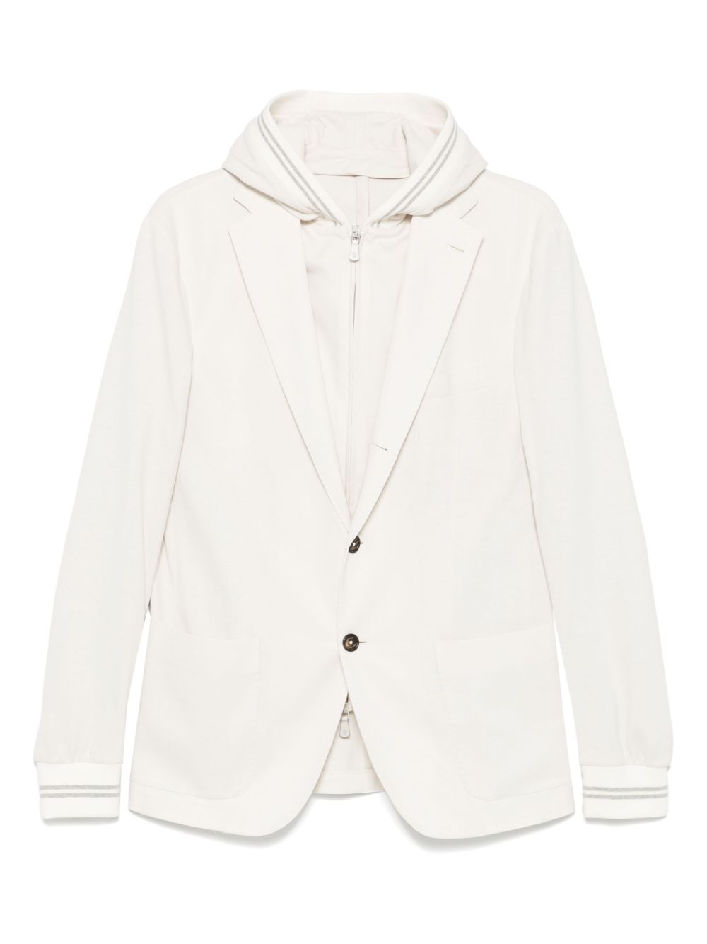 Eleventy layered-effect blazer - Neutrals