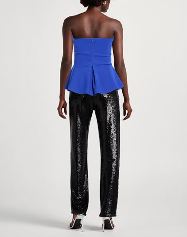Woman Top Bright blue Size 6 Polyamide, Elastane